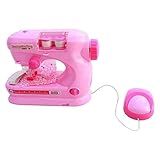 Brinquedo Máquina De Costura Infantil Mini Atelie Com Linha E Tecido Rosa Claro Importway BW035RS