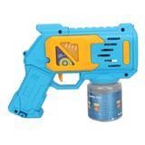 Brinquedo Máquina Lança Bolha Sabão Pistola Automática Luz