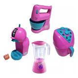 Brinquedo Menina Airfryer Batedeira Cafeteira Liquidificador