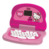 Brinquedo Menina Laptop Infantil Hello Kitty Bilíngue Grande