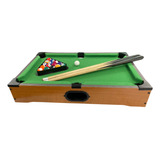 Brinquedo Mini Bilhar Mesa De Sinuca Infantil Completa Jogo