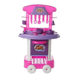 Brinquedo Mini Cozinha Infantil Rosa Menina Coleção Playtime