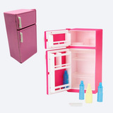 Brinquedo Mini Geladeirinha Infantill Cozinha C Comidinhas