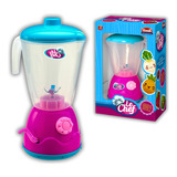 Brinquedo Mini Liquidificador Infantil Cozinha Rosa Le Chef