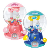 Brinquedo Mini Máquina Garra Divertida Pega Bolinha Infantil Cor Azul