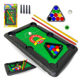 Brinquedo Mini Mesa De Sinuca Bilhar Jogo Infantil Portátil