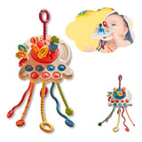 Brinquedo Montessori Sensorial Cordão Mão Morder Atividades