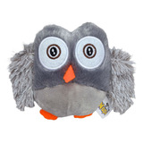 Brinquedo Mordedor Corujinha De Pelúcia C Som Para Cachorro