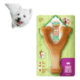 Brinquedo Mordedor Para Cães Bamboo Truqys Osso Forquilha P