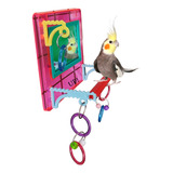 Brinquedo Multiplay Diversao C Poleiro E Espelho Calopsita