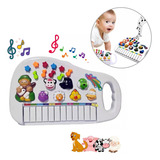 Brinquedo Musical Piano Teclado Fazendinha Criança bebês