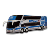 Brinquedo Ônibus Aviação Da Antiga Pan Am 30cm