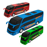Brinquedo Ônibus Miniatura Grande Busão 40cm Presente Menino