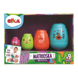 Brinquedo Para Bebê Matrioska Bichitos Elka Brinquedos