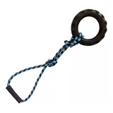 Brinquedo Para Cachorro Mordedor Puxador Corda Pneu Grande G