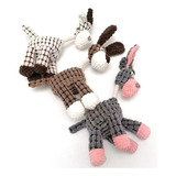 Brinquedo Para Cachorros Burrinho Com Corda Para Cães Pets Desenho Burro