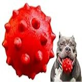 Brinquedo Para Cães Bola Grande Maciça Extra Forte 70mm Cachorro Grande Brinquedo Hard Vermelho