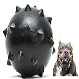 Brinquedo Para Cães Bola Grande Maciça Extra Forte 95mm Cachorro Destruidor Grande Hard Preto