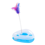 Brinquedo Para Gato Torre Triangular Interativa Com Bolinha