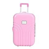 Brinquedo Para Mala De Bebê Bonecas Mala De Viagem Tamanho Mini Carrinho Bagagem De Viagem Acessórios Para Brincar Brinquedo De Mala De Simulação Mala De Plástico Fofa