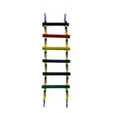Brinquedo Pássaros Escada 3x1 Miçanga Calopsita Periquito
