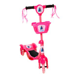 Brinquedo Patinete Infantil Frozen 3 Rodas Com Luz E Som
