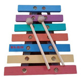 Brinquedo Pedagógico Educativo Em Madeira Xilofone Musical