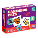 Brinquedo Pedagógico Infantil Jogo Carimbos Educativos Pet Cor Do Exterior Colorido