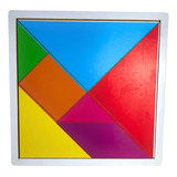 Brinquedo Pedagógico Montessori Quebra cabeça Tangram