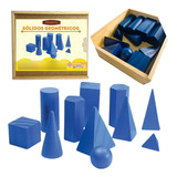 Brinquedo Pedagogicos Sólidos Geométricos 11 Peças Educativo