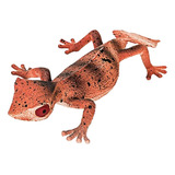 Brinquedo Pegadinha Divertidas Repteis Lagartixa Realista Cor Lagartixa 19cm
