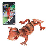 Brinquedo Pegadinha Divertidas Repteis Lagartixa Realista Cor Lagartixa 19cm