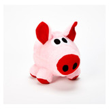 Brinquedo Pelucia C apito Para Caes Porquinho Cor Rosa Desenho Porco