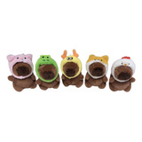 Brinquedo Pelúcia De Capivara Peluches De Capybara Chaveiro