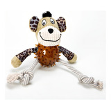 Brinquedo Pelucia Pet Mordedor Caoperninha Interativo Caes Cor Marrom Desenho Cachorro