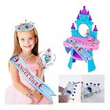 Brinquedo Penteadeira Musical Castelo Princesa Com Luz E Som