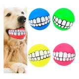 Brinquedo Pet De Vinil Bola Sorriso Colors The Pets Cães