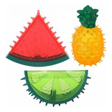 Brinquedo Pet Frutas Mordedor Borracha Cães E Gatos C apito
