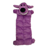 Brinquedo Pet Mat Soft Plush Loofa Squeaker Roxa Multipet