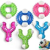 Brinquedo Pet Mordedor Nylon Resistente Osso Cães Médio Port Rosa Y 