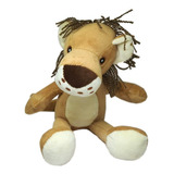 Brinquedo Pet Pelúcia Leão Cães E Gatos Cor Dourado escuro