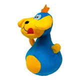 Brinquedo Pet Pelúcia Para Cães Cachorro C Apito Cor Azul celeste Desenho Pelúcia Pet