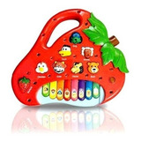 Brinquedo Pianinho Musical Baby Infantil Musicas Som Bichos