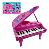 Brinquedo Piano De Cauda Musical A Pilhas Pianinho Luz E Som