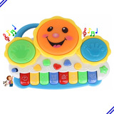 Brinquedo Piano Teclado Infantil Educativo Som