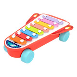 Brinquedo Piano Xilofone Foguete Infantil Musical Pedagógico