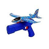 Brinquedo Pistola Lança Avião Planador Lançador Com Catapulta