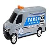 Brinquedo Plástico Carro Furgão De Resgate Policia Bombeiro Ambulância 22Cms Força Tatica 