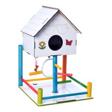 Brinquedo Play Playground Ninho Para Pássaros