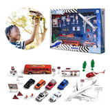 Brinquedo Play Set Avião Aeroporto Play Machine Multikids